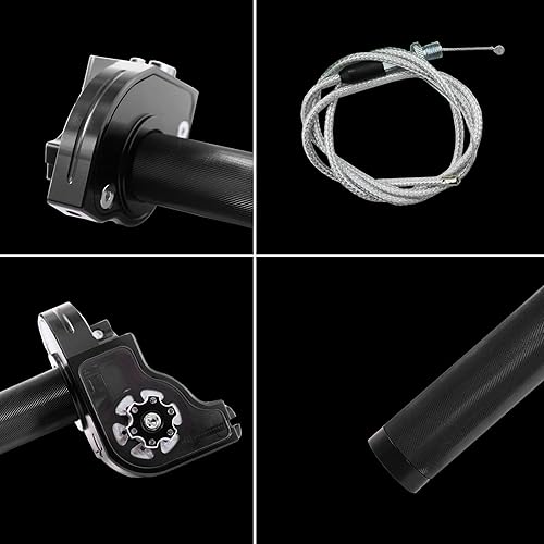 Miniatura 6 de Motorcycle Throttle Grip 78" 22mm CNC Aluminum Quick Twister with Throttle Cable for CR CRF EXC XR TTR CB SSR CRF230 50 70 110 125 230 250 Dirt Pit
