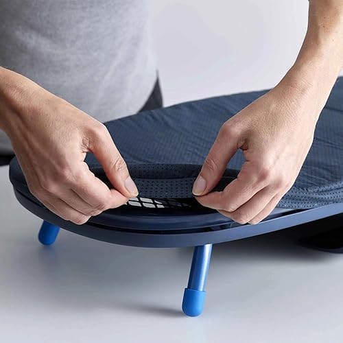 Miniatura 3 de Joseph Joseph Folding Tabletop Ironing Board with Iron Holder, Compact, Space-Saving, BlackBlue