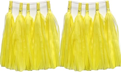 Miniatura 17 de Borlas de papel de seda con borlas de papel, guirnalda, bandera, decoración de mesa, fiesta, borlas, pancartas de boda, cumpleaños, baby shower