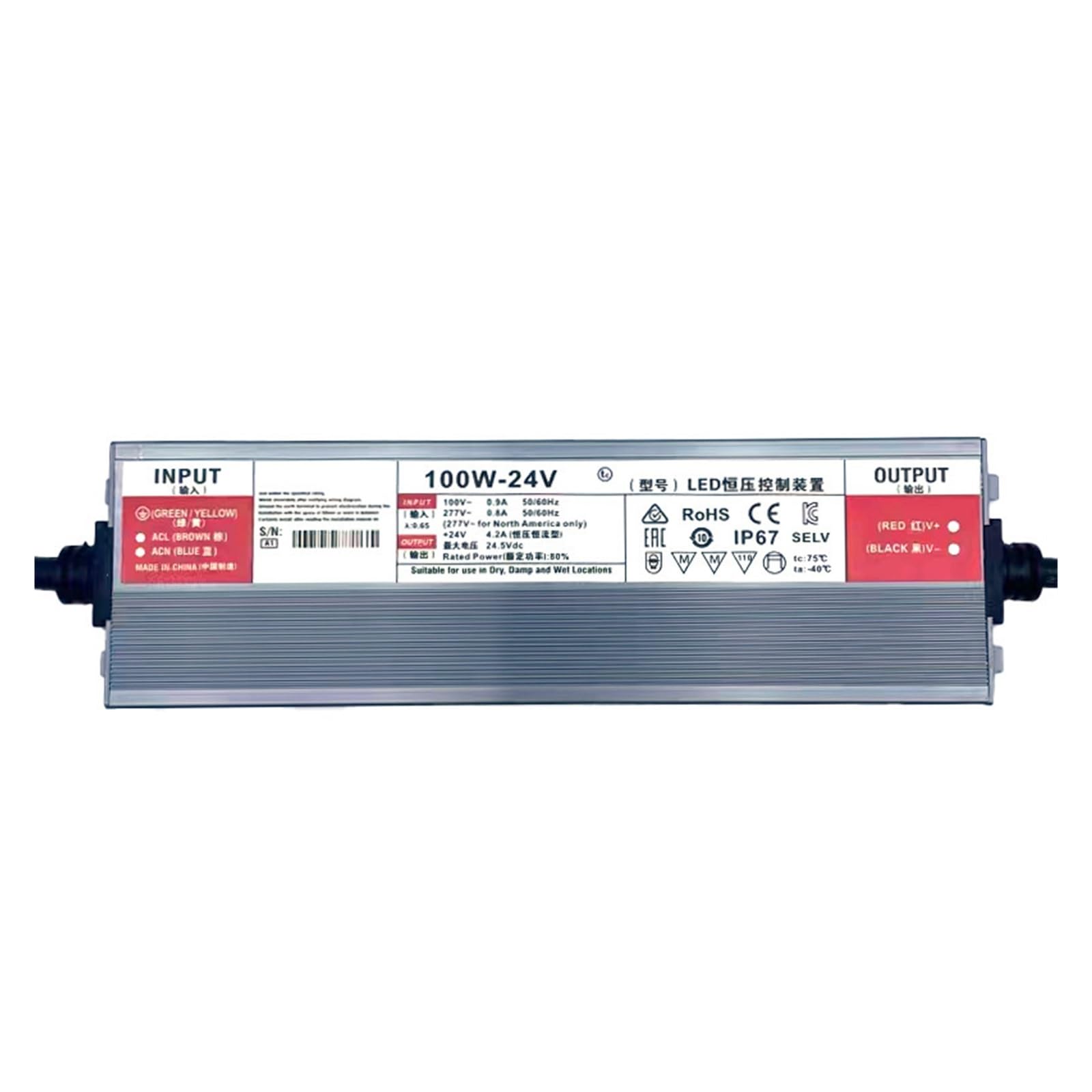 Alimentation à découpage LED extérieure étanche 12V 36W transformateur boîte à lumière