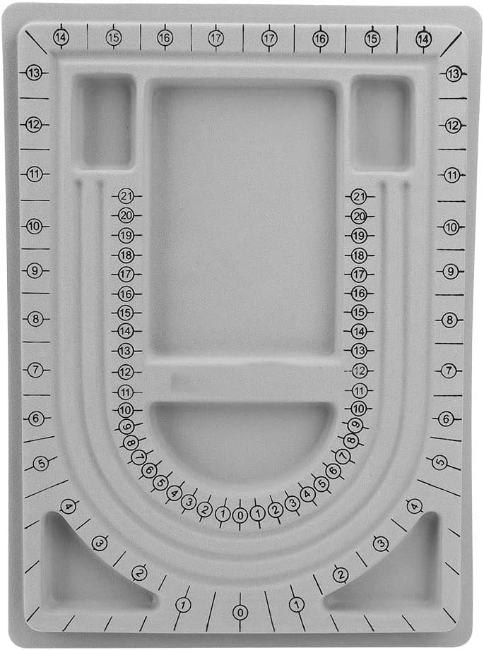 Locadence Bead Board, Design Boards, Bracelet Design Tray, Necklace Designing Tool for Creating Bracelets, Beading, Jewelry Making, Jewelry Designers