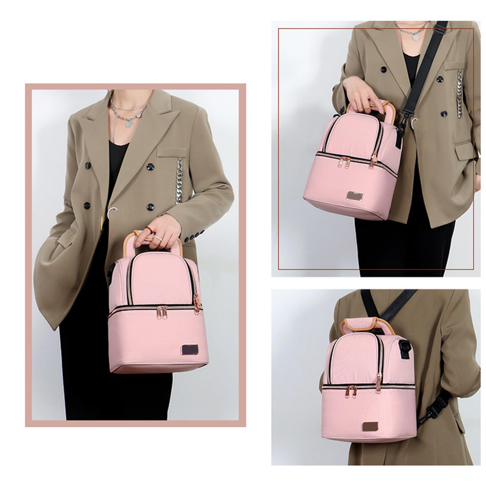 Sac isotherme pour biberon de lait maternel avec bandoulière pour allaitement, maman, voyage