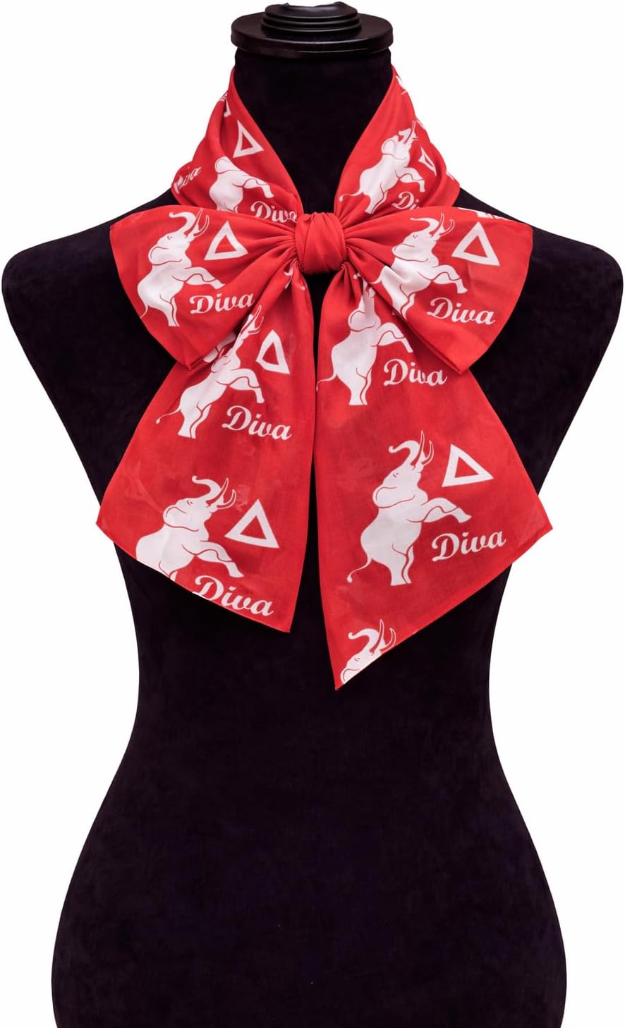 Sorority Chiffon Scarf 48” x 8” - Necktie, Hair Scarf, Purse Tie Accessory, Sorority Gift for Women