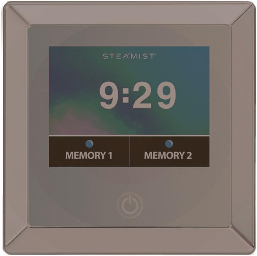 TSC450 Touch Control for Steamist Steam Shower and Spa, Oil Rubbed Bronze, with Steam Head