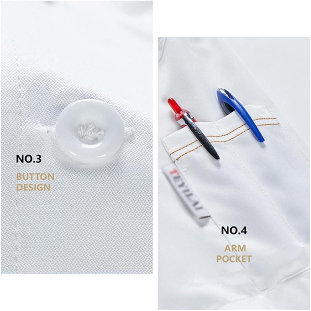 Professional Unisex Chef Jacket for Restaurant Kitchen Cooking Chef Uniforms Short Sleeve Women Men Chef Coat