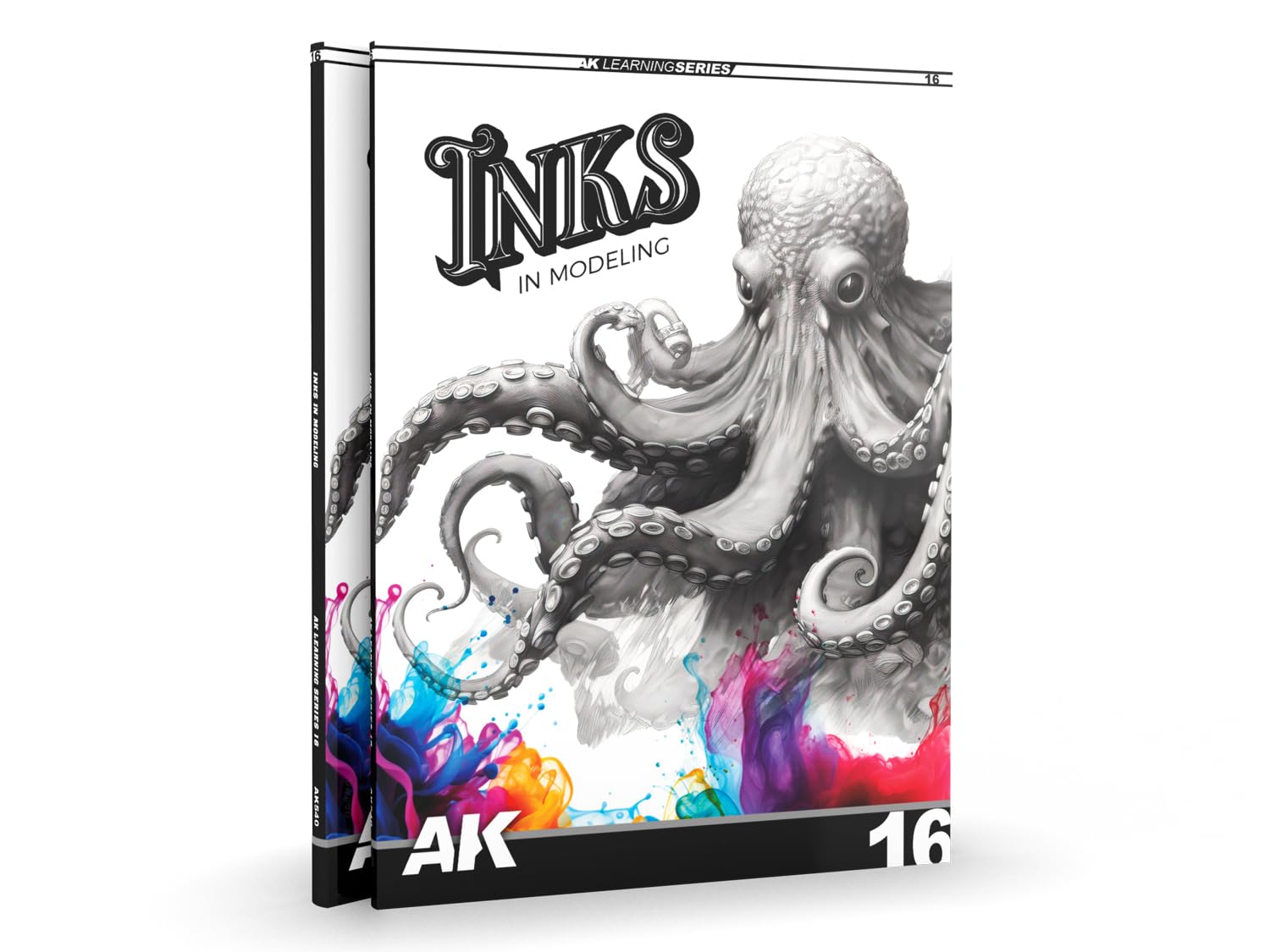 AK Learning Series 16: Inks in Modelling, Softback book, AK Interactive