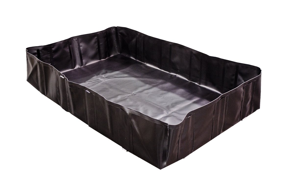 Stinger Economy L-Bracket Containment Berm, 179 Gallon Spill Capacity, 4' Length x 6' Width x 1' Height
