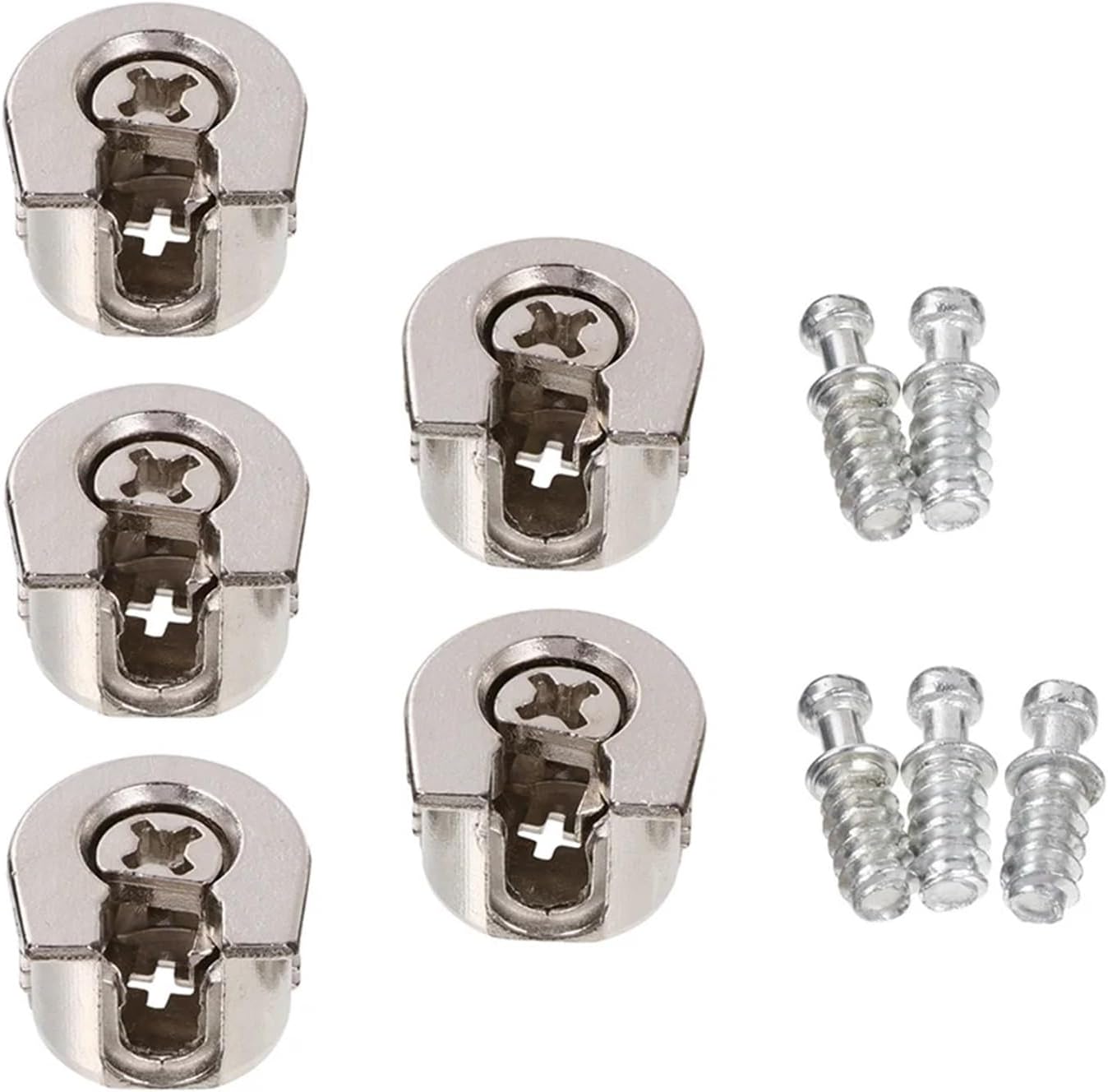 20 Pack Single-Panel Support Alloy Connectors, Shelf Bracket Sturdy Furniture Connectors