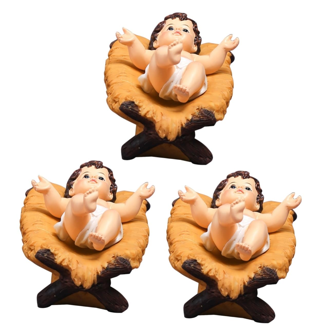 Statues de Noël en Forme de Piquets de Jardin MAGICLULU | Lot de 3