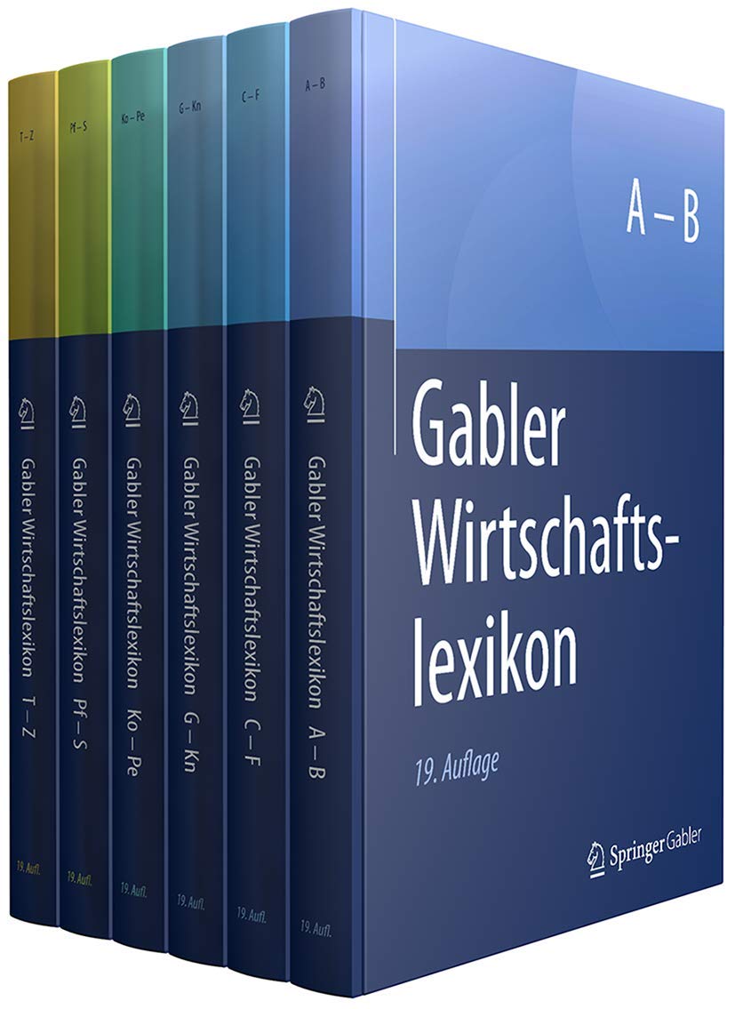 Gabler Wirtschaftslexikon, 6 Bände