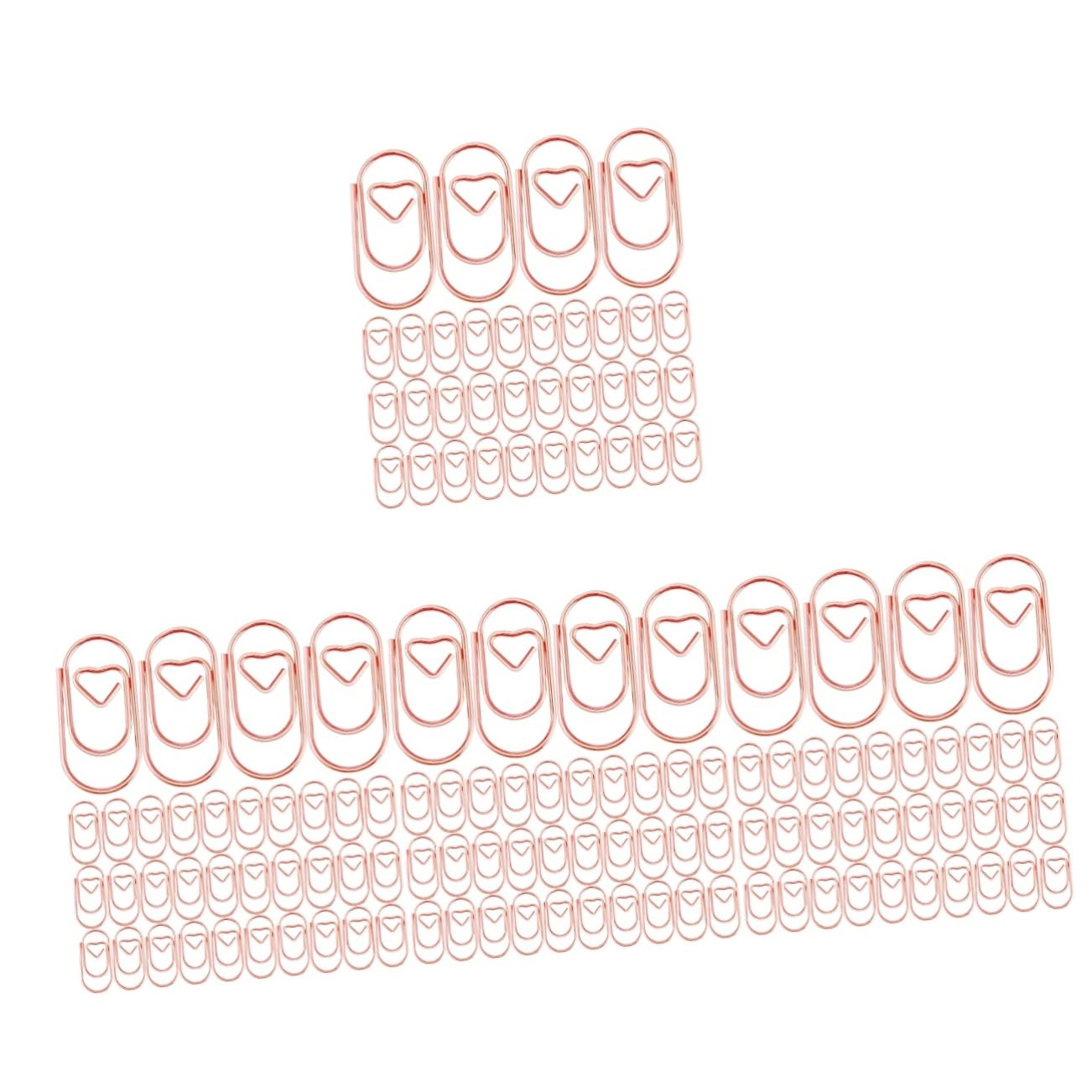 OSALADI 4 Set Graffette Metalliche Clip Per Documenti E Creative Per Ufficio E Scuola Per Note E Foto Confezione 200 Pezzi * 4