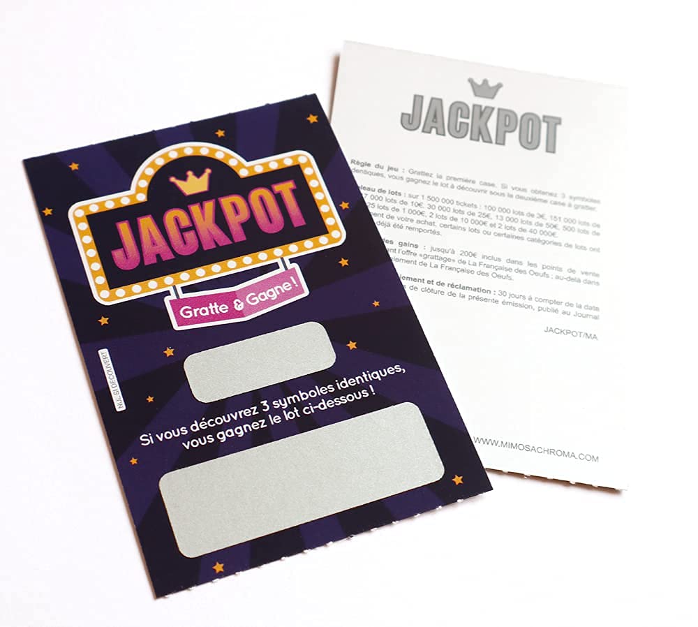 Carte à gratter demande témoin demoiselle d'honneur parrain marraine style ticket de jeu
