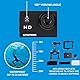 Grundig Action Kamera HD720P - Unterwasserkamera - Wasserdicht bis zu 30M - 2 LCD Bildschirm - Inkl. Diversem Zubehör - Bewegungserkennung - Schwarz