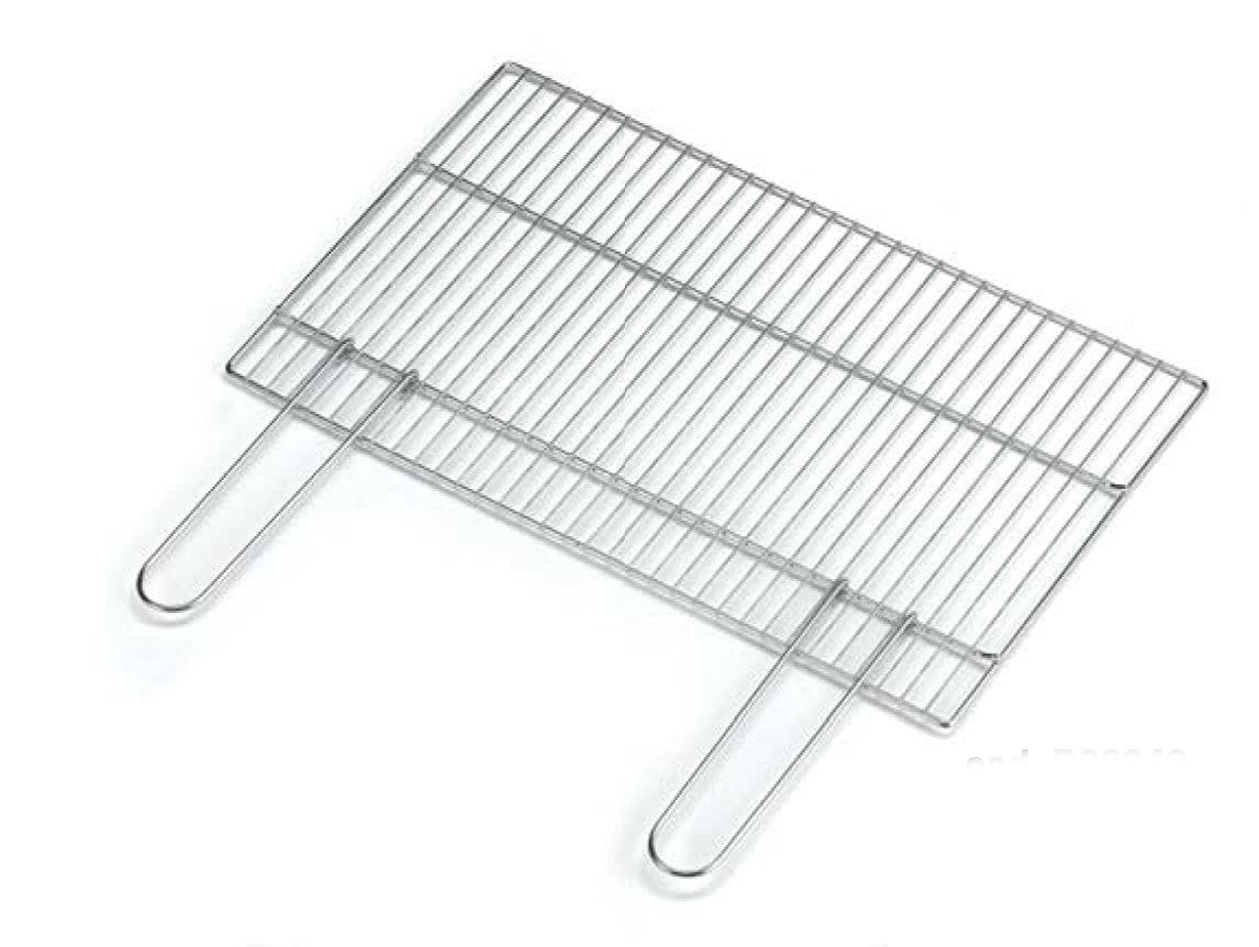 Grillrost Kamin zum Braten von Fleisch mit Griffen 56 x 40 cm
