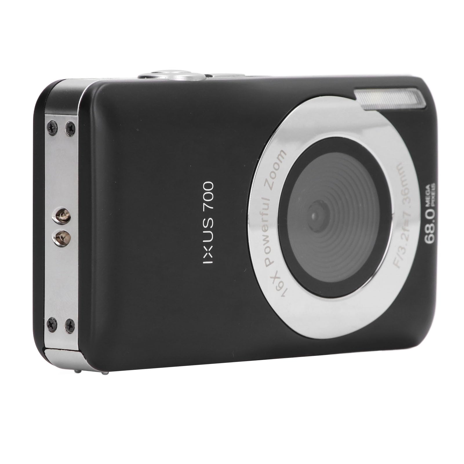 Appareil Photo Numérique 8K HD 68MP avec Zoom 16X, Minuterie, Filtre beauté, Appareil Photo Compact pour Adolescents, étudiants, Personnes âgées (Noir)