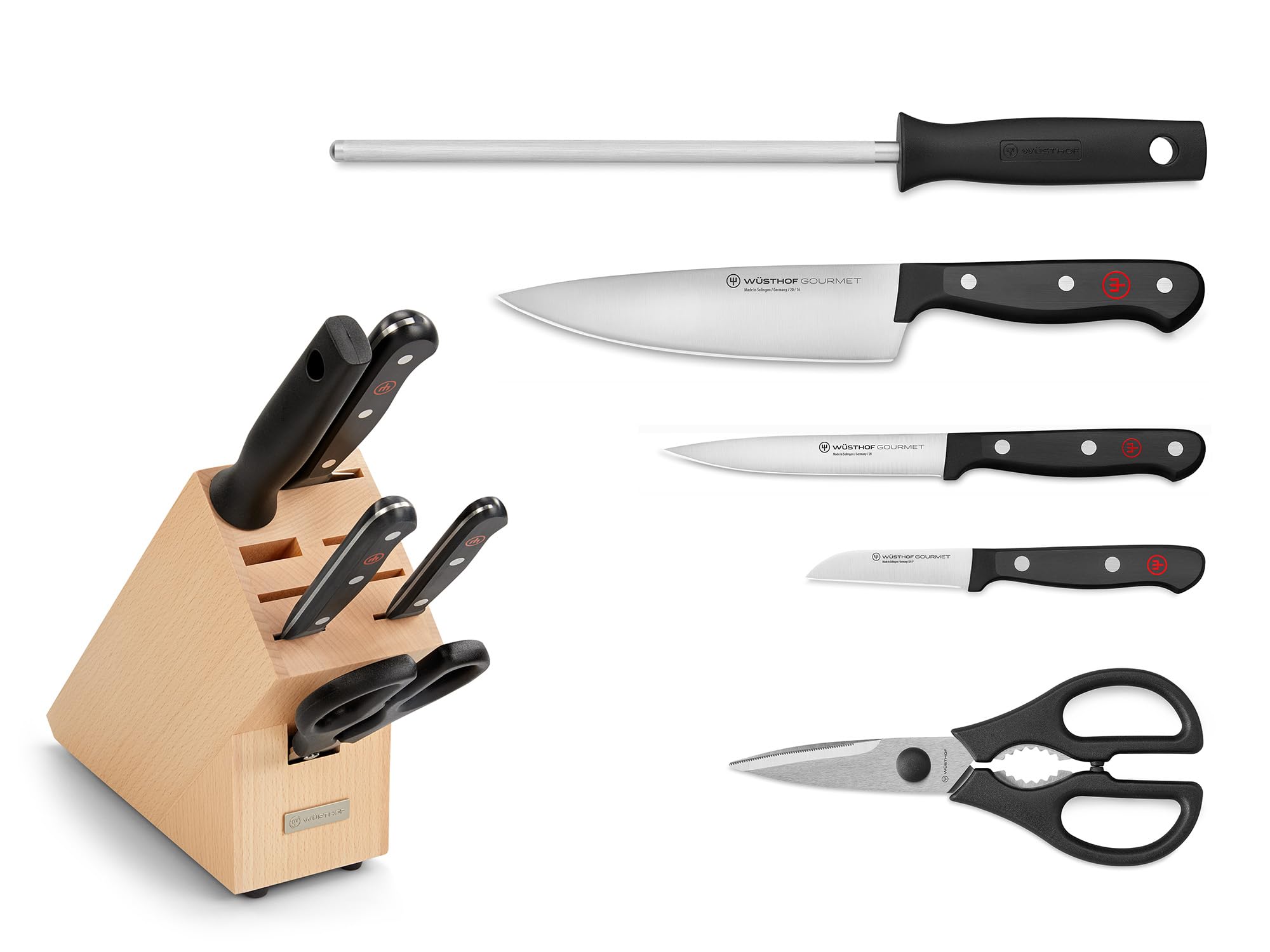 Wüsthof Gourmet 5pc Knife Block Set - View #2