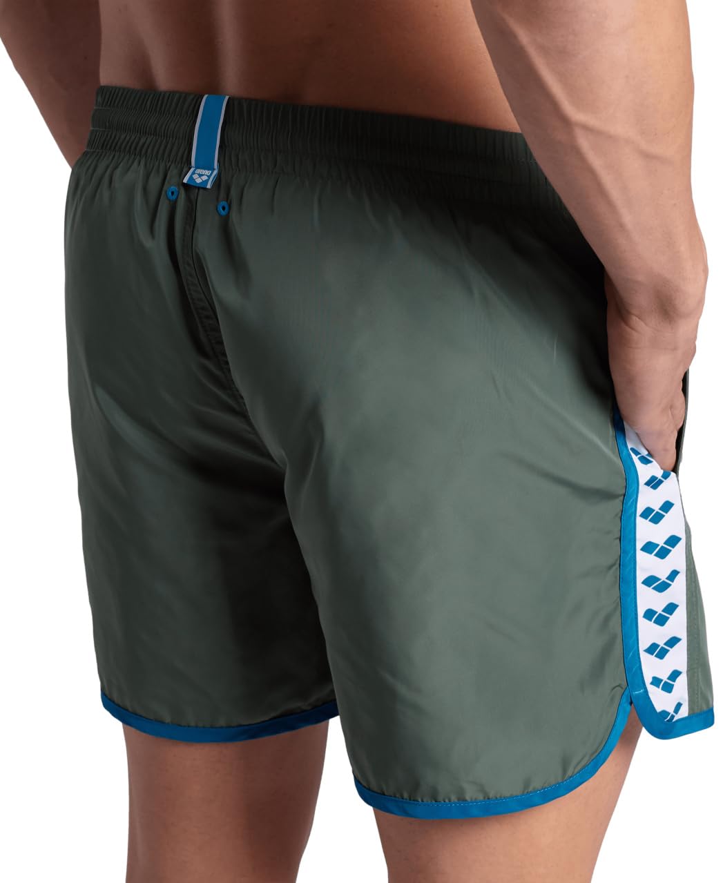 Arena Men's Arena Team Stripe Beach Short Short de Playa Hombre (Pack de 1)