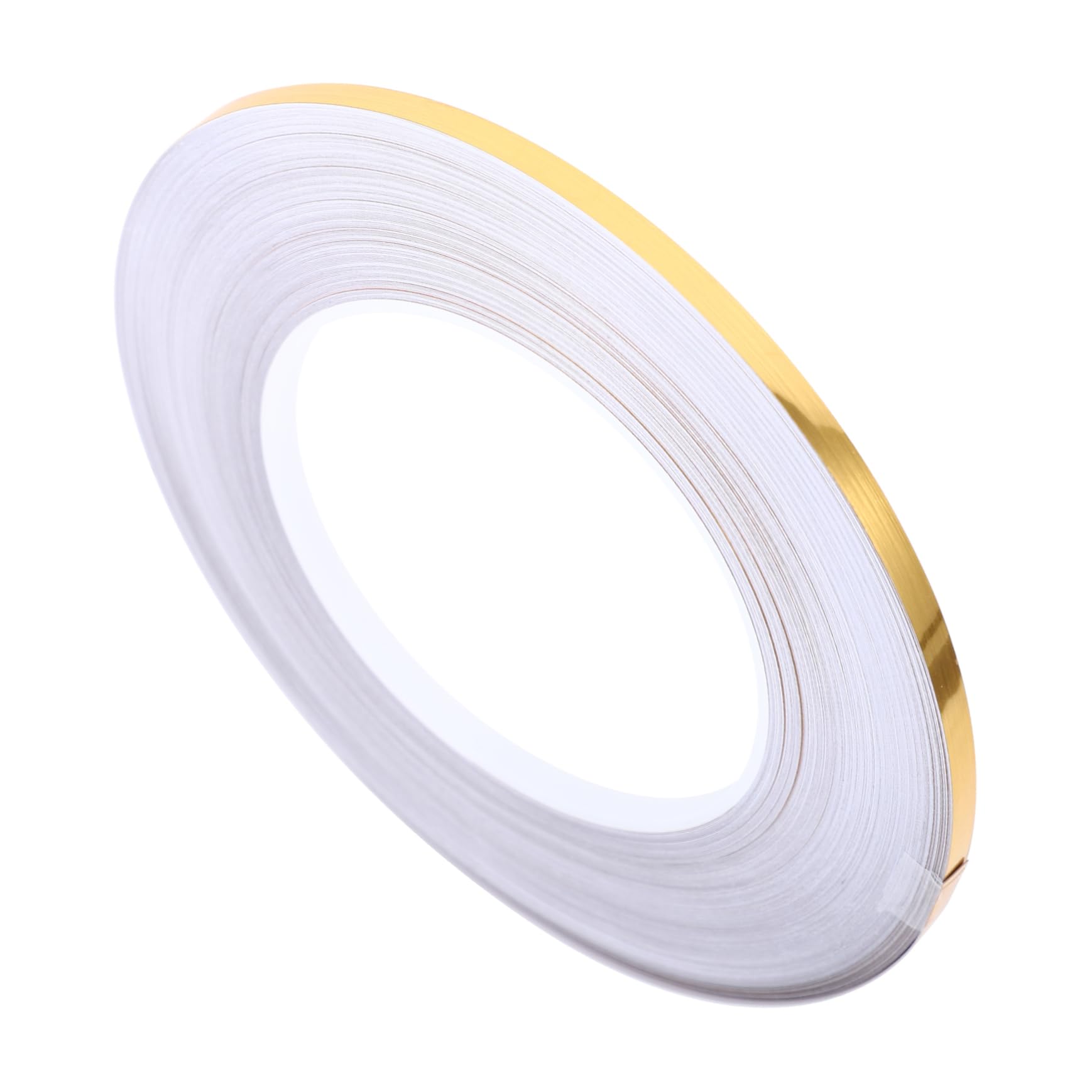 HOLIDYOYO Living Room Tile Filler Tape High Gloss Self-Adhesive 0.5cm x 50m Gold No Mess Application Water Heat Proof Size