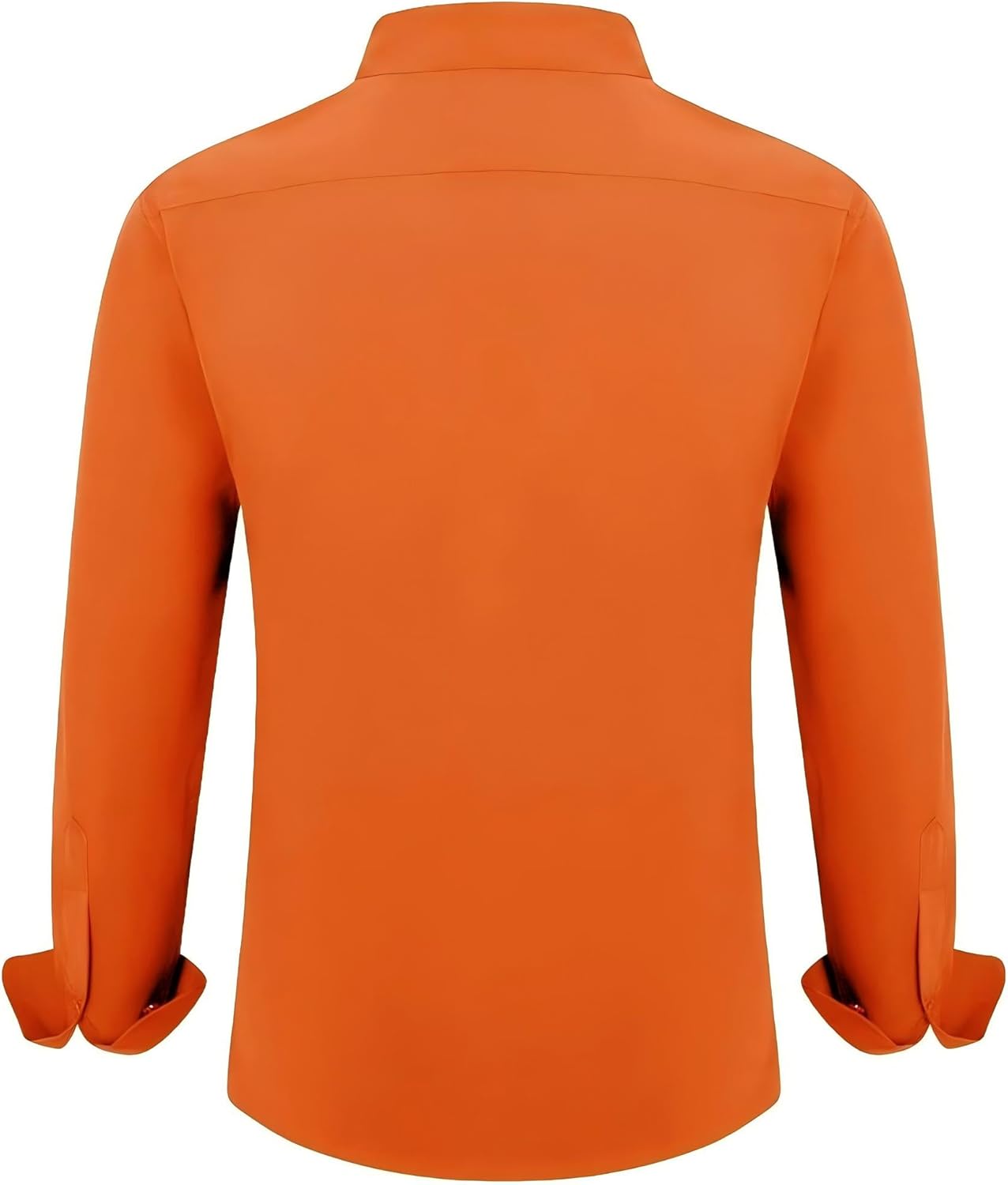 Men's Long Sleeve Dress Shirts, Regular Fit Stretch Wrinkle-Free Business Casual Button-Down Shirts with Front Pocket - Image 3