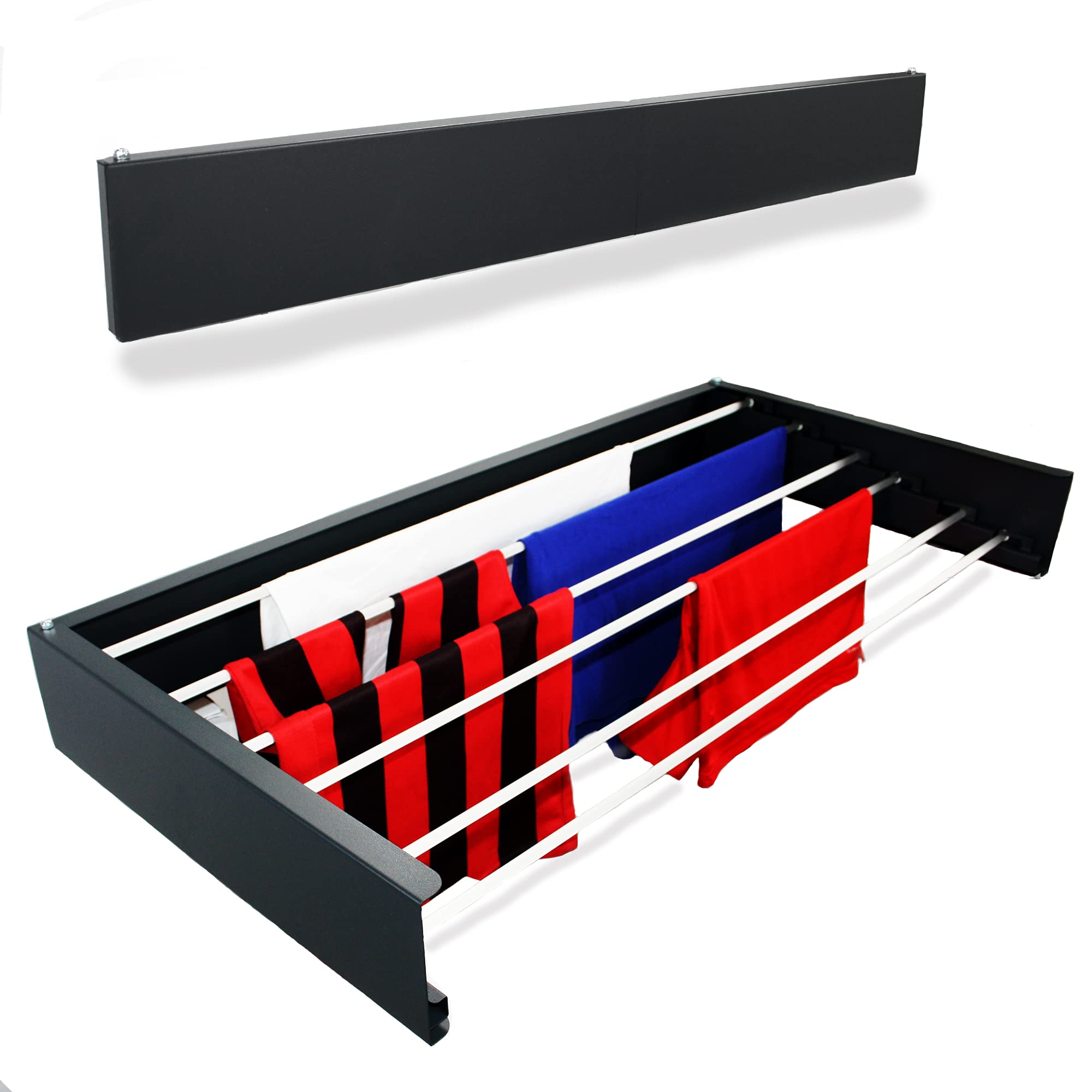 Buy Optimus Wall Mounted Drying Rack Clothes Airer Indoor Outdoor