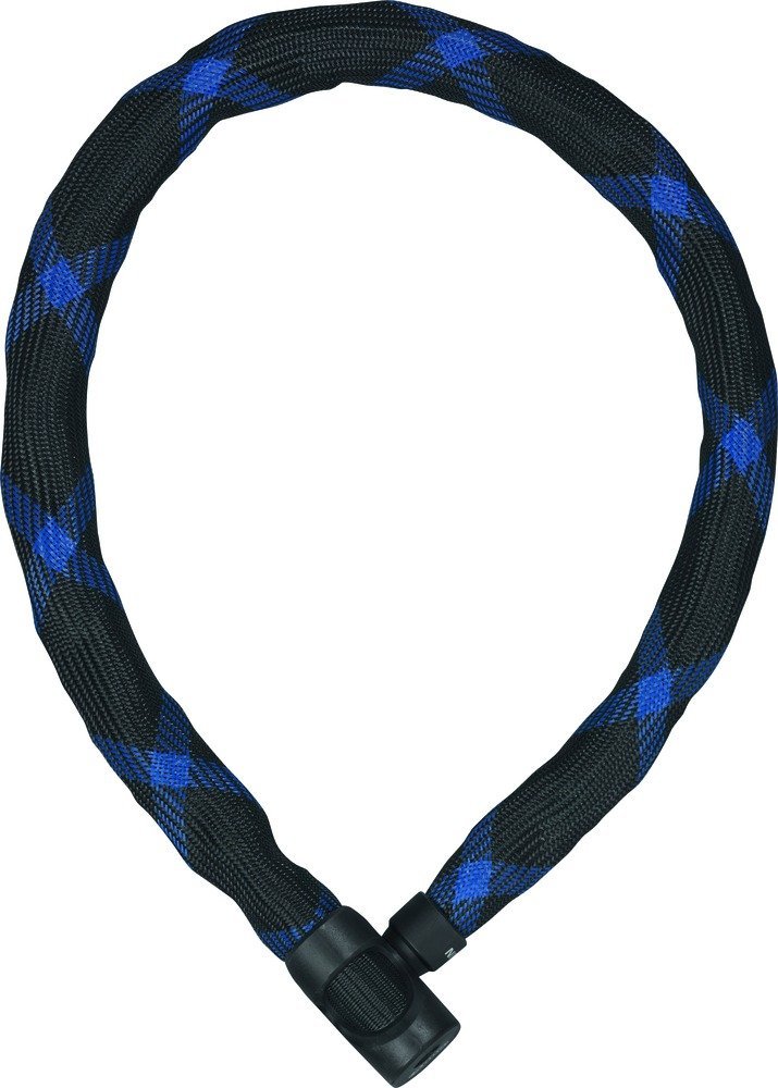 ABUS Kettenschloss Ivera Chain 7210 – Fahrradschloss mit Kunstfaserummantelung – ABUS-Sicherheitslevel 8 – 110 cm – Schwarz, 55142, Black