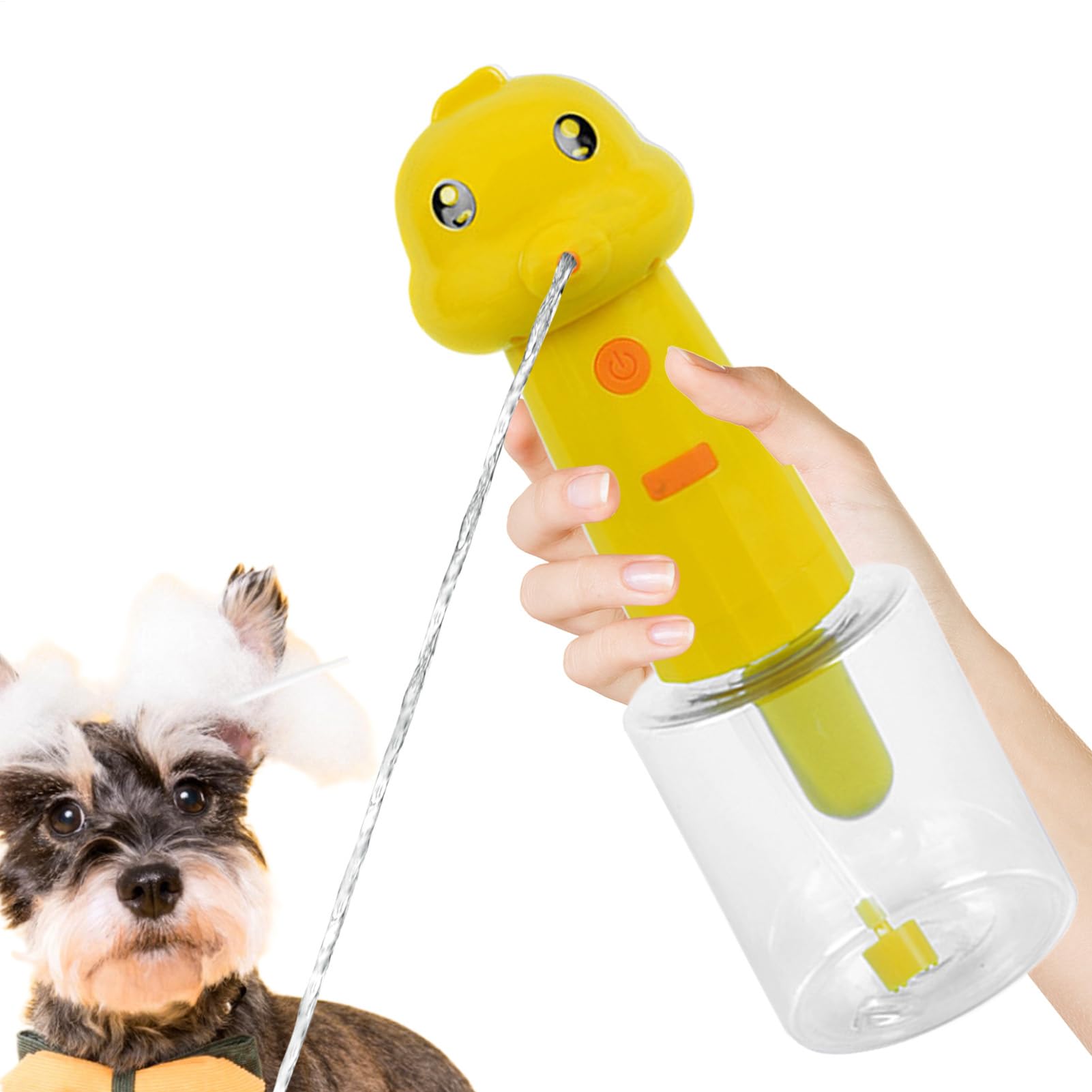 Pulvérisateur automatique étanche de shampoing moussant pour chien rechargeable