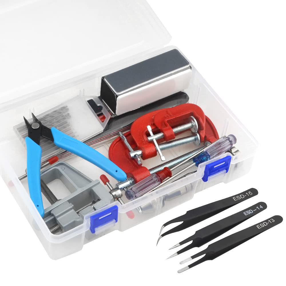 BGTXINGI 33Pcs Modeler Basic Tools Craft Set Gundam Model Tools Kit Hobby Building Tool for Model Assemble Car Model Building Repairing and Fixing DIY Craft Kit - Image 3