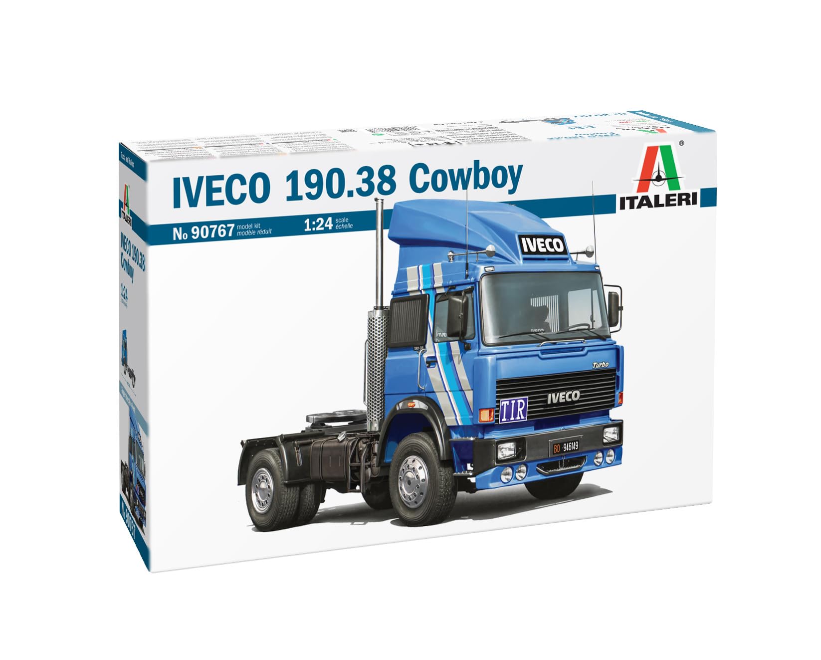 Italeri 90767 Ive.co 190.38 Cow-Boy, scala 1:24, Plastic Model Kit/Modello in plastica da montare