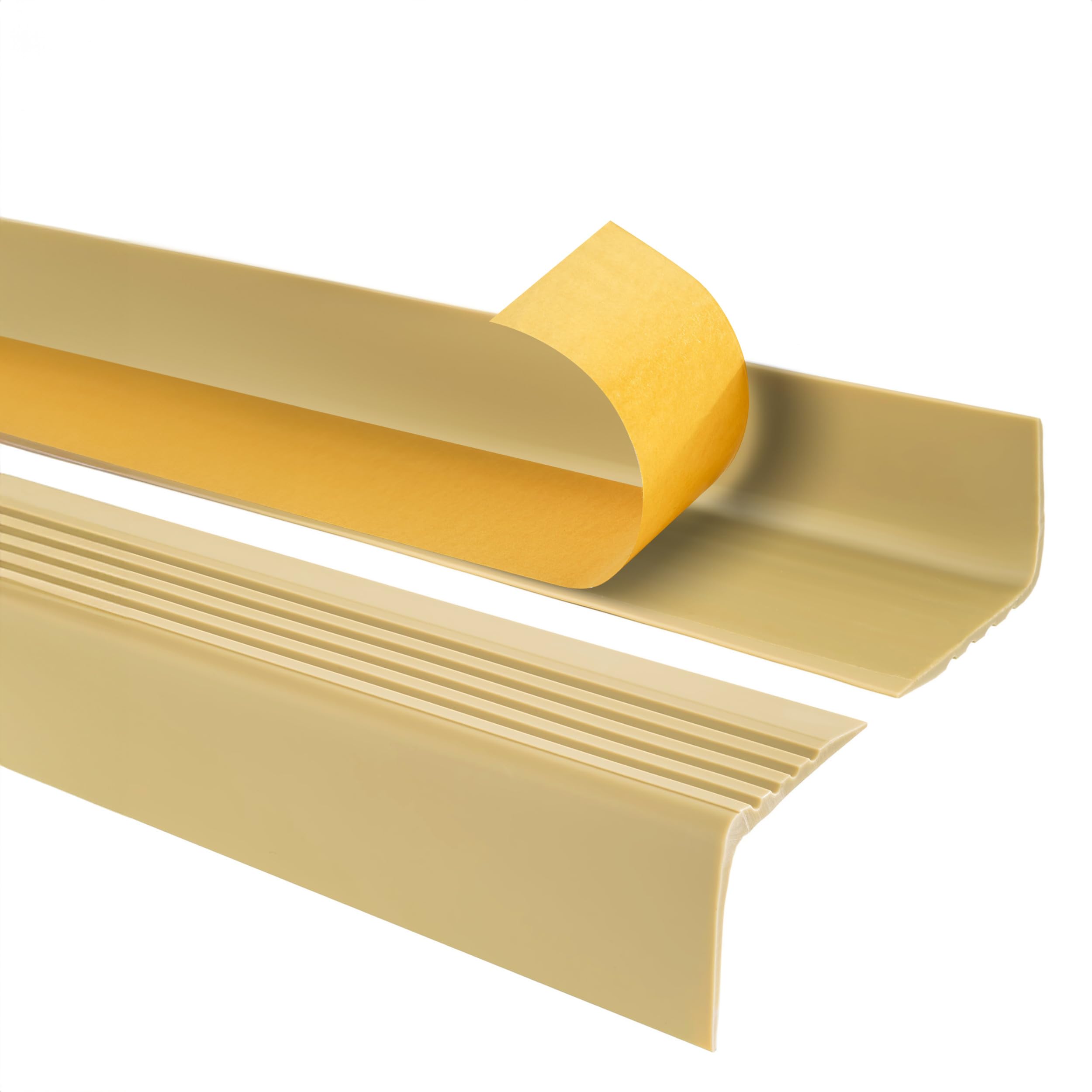 Quest Stair Nosing PVC 50 x 42 mm Anti-Slip - Cream, 80 cm — image 1