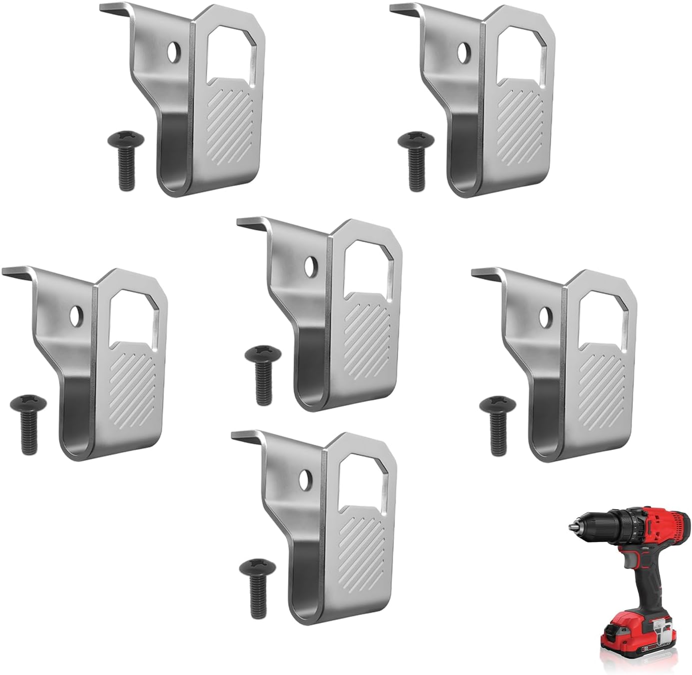 shiosheng 6pcs N597001 Belt Hook Tool Kits for Craftsman impact drill and impact driver