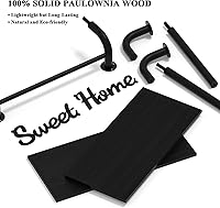 Vista 4 de Estantes de baño montados en la pared, estantes rústicos de tubería de granja, estantes de pared de 2 niveles, estantería de tubo industrial