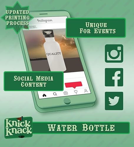 Miniatura 4 de Tech Free Zone - 20oz Stainless Steel Water Bottle, Silver