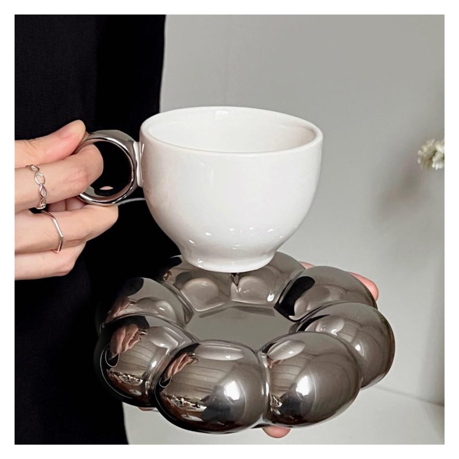 Tazas Y Jarras De Café Taza De Café De Cerámica Nórdica Taza De Desayuno Para Té Cacao Y Leche