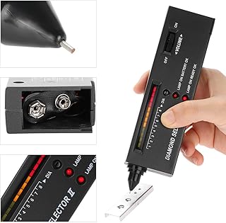 Qkiss Diamant Tester Diamant Tester Stift Diamant Test Kit Diamant Edelstein Tester Stift Tragbarer Diamant Tester