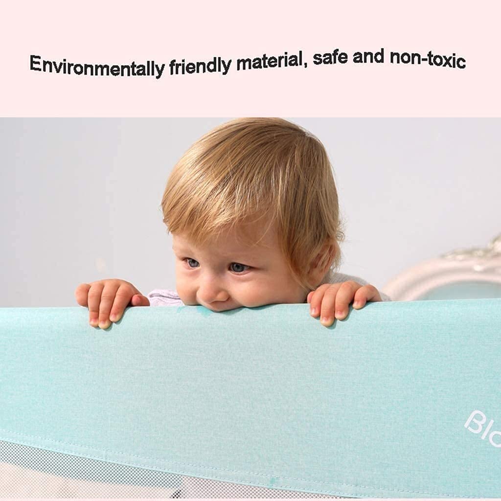 Box per Bambini Recinzione per Lettino qualità Protezione Ambientale Sicurezza Prevenzione Cadute Recinzione di Sicurezza per Bambini Regolabile Giocattolo Anti-Caduta anticollisio