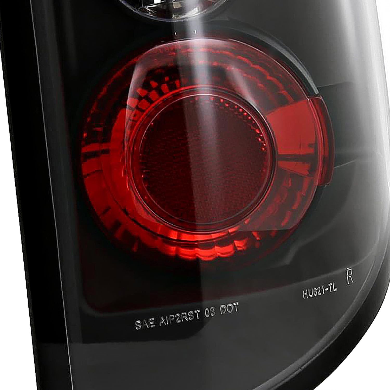 SPEC-D TUNING Black Tail Lights Lamps Compatible with 2005-2010 Honda Ridgeline, Left + Right Pair Assembly