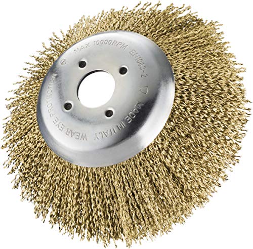 Sit tecnospazzole 0321 Cepillo de desbrozadora para jardinería de cordón de acero Liz con adattatori-co170-ø: 170 mm