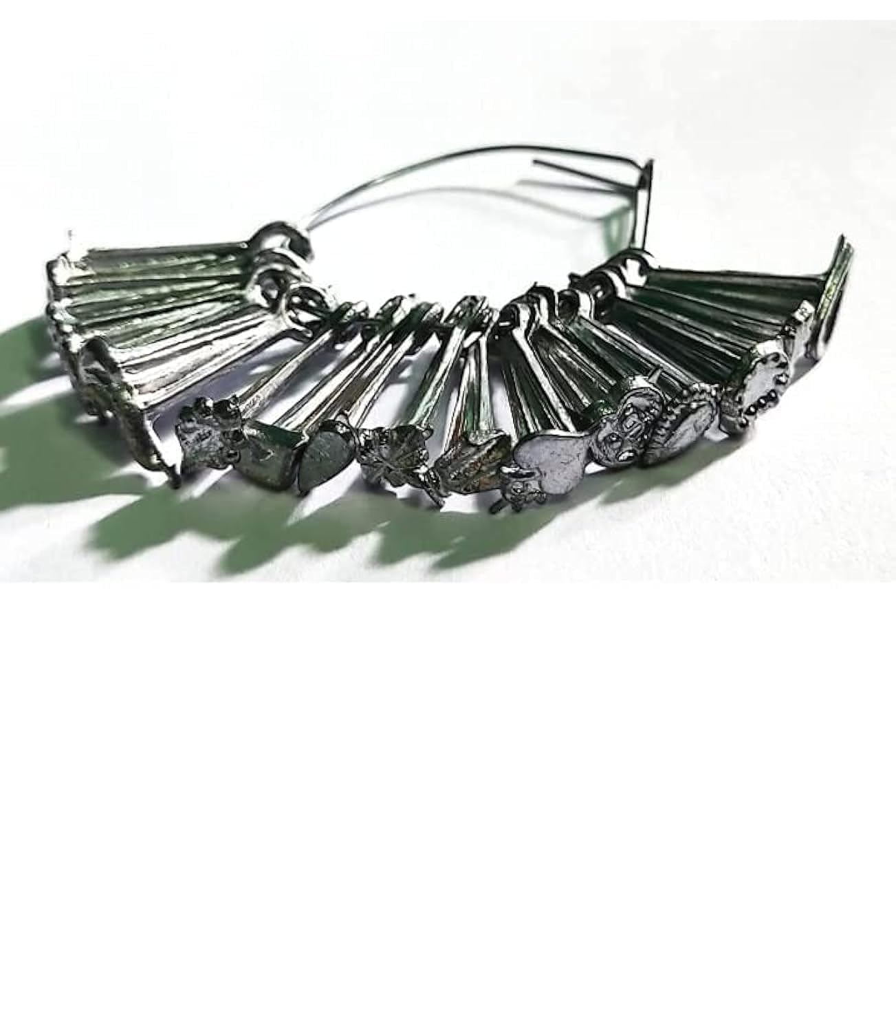 PMK E Store Pottu Achu - Bindi Mould Set with 16 Unique Designs - Easy and Convenient (16 Pieces)