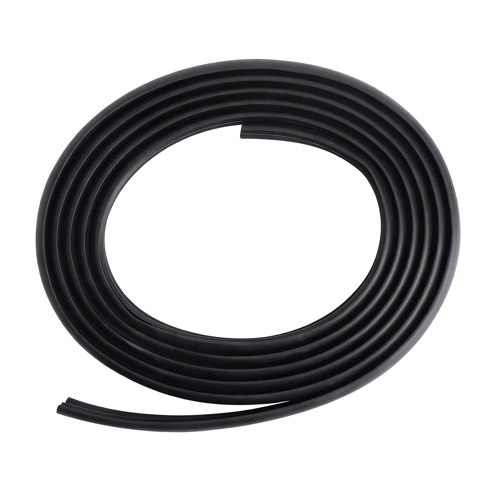 Dachträger Gummistreifen 3 m, Auto Dachträger Dichtung 23 mm, Universeller Gummistreifen für Autodachträger, Reduziert Windgeräusche & Abdichtet Dachreling ohne Werkzeug