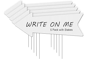 Blank Arrow Yard Signs Provide Directional Guidance