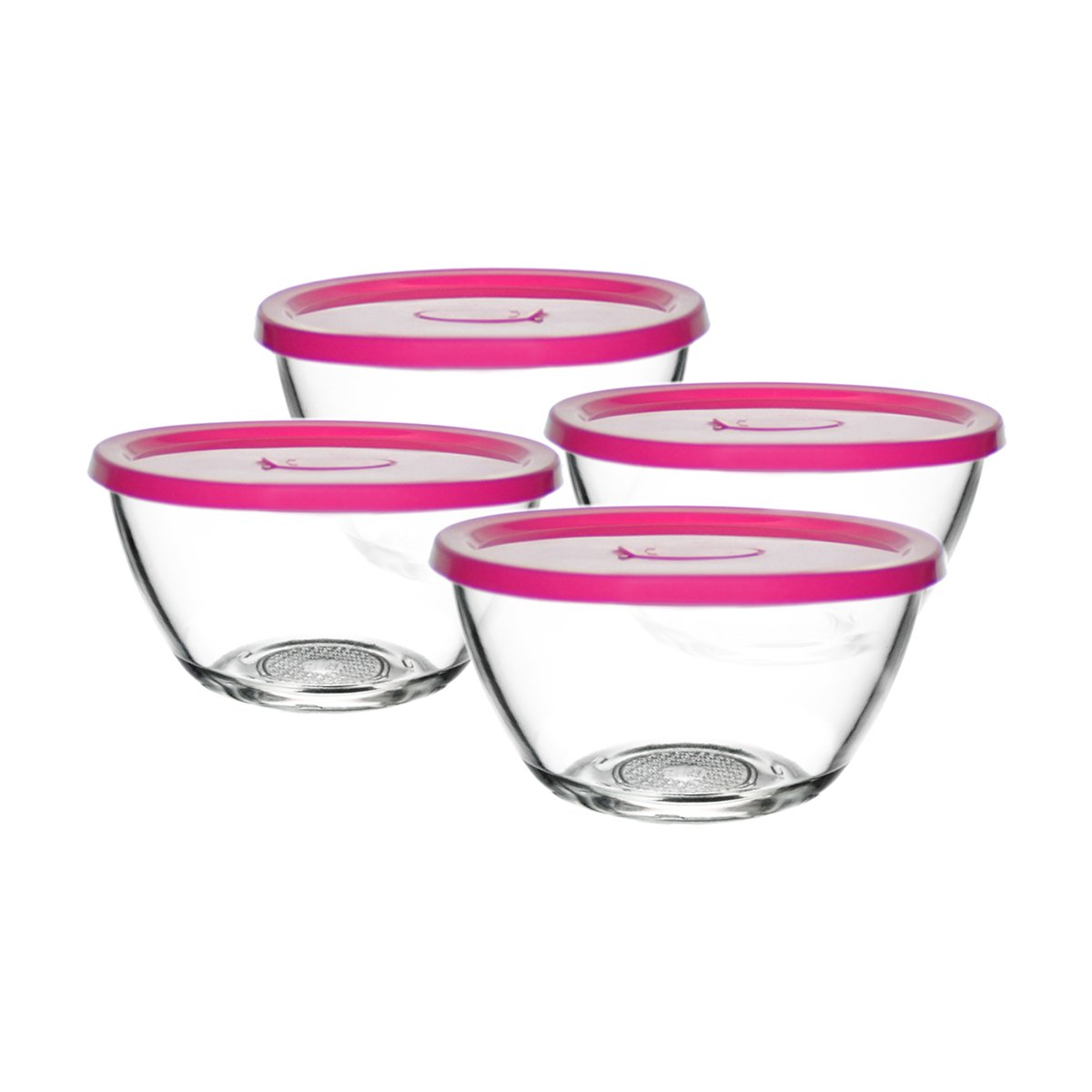 Yera B16FL Glass 4-Piece Polo Bowl with Lid, 435ml, Clear (B06ZYL699H) Amazon Price History, Amazon Price Tracker
