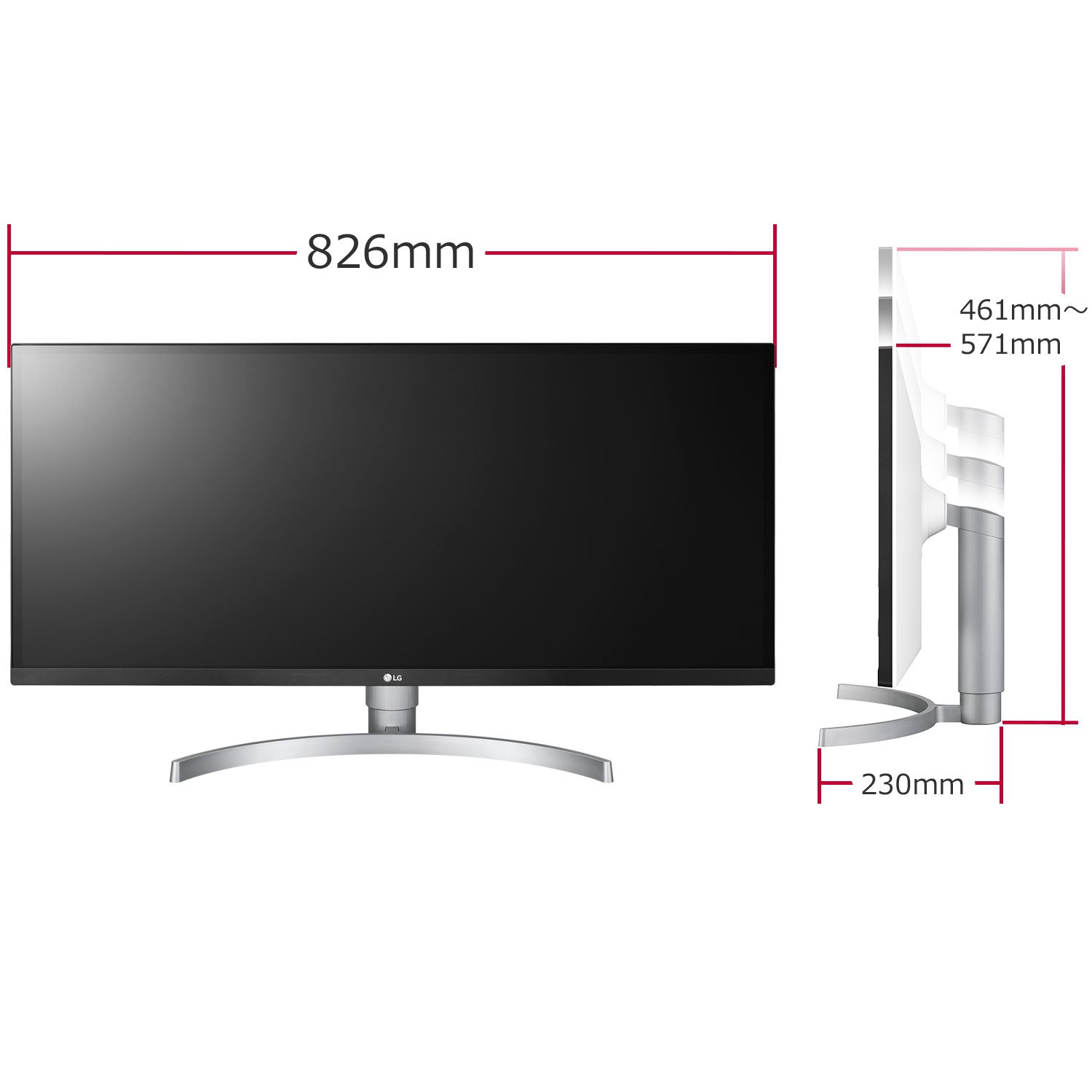 Amazon.co.jp: LG モニター ディスプレイ 34WK650-W 34インチ/21:9  