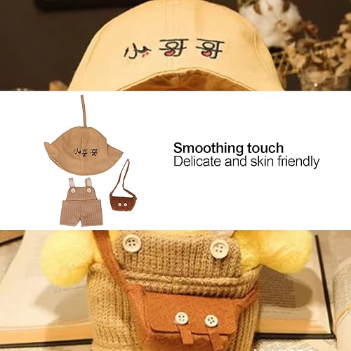 Miniatura 3 de Fdit Ropa de felpa de pato, lavable y lindo pato amarillo Kawaii de peluche para niños, regalo de bricolaje (tipo J)