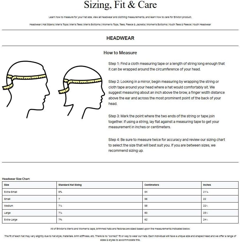 Brixton Men's Messer Medium Brim Felt Fedora Hat Small Black