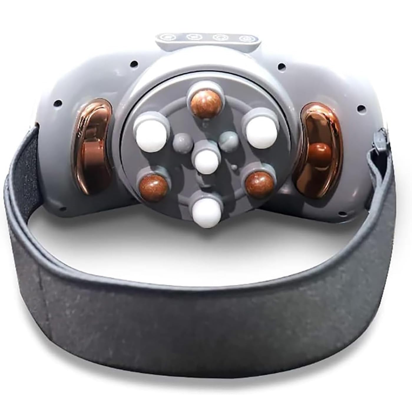 Abdominal Massager Machine with Natural Bian Stone, 3 Levels of Intensity Massage, Constant Temperature Hot Compress, Kneading Therapy for Stomach