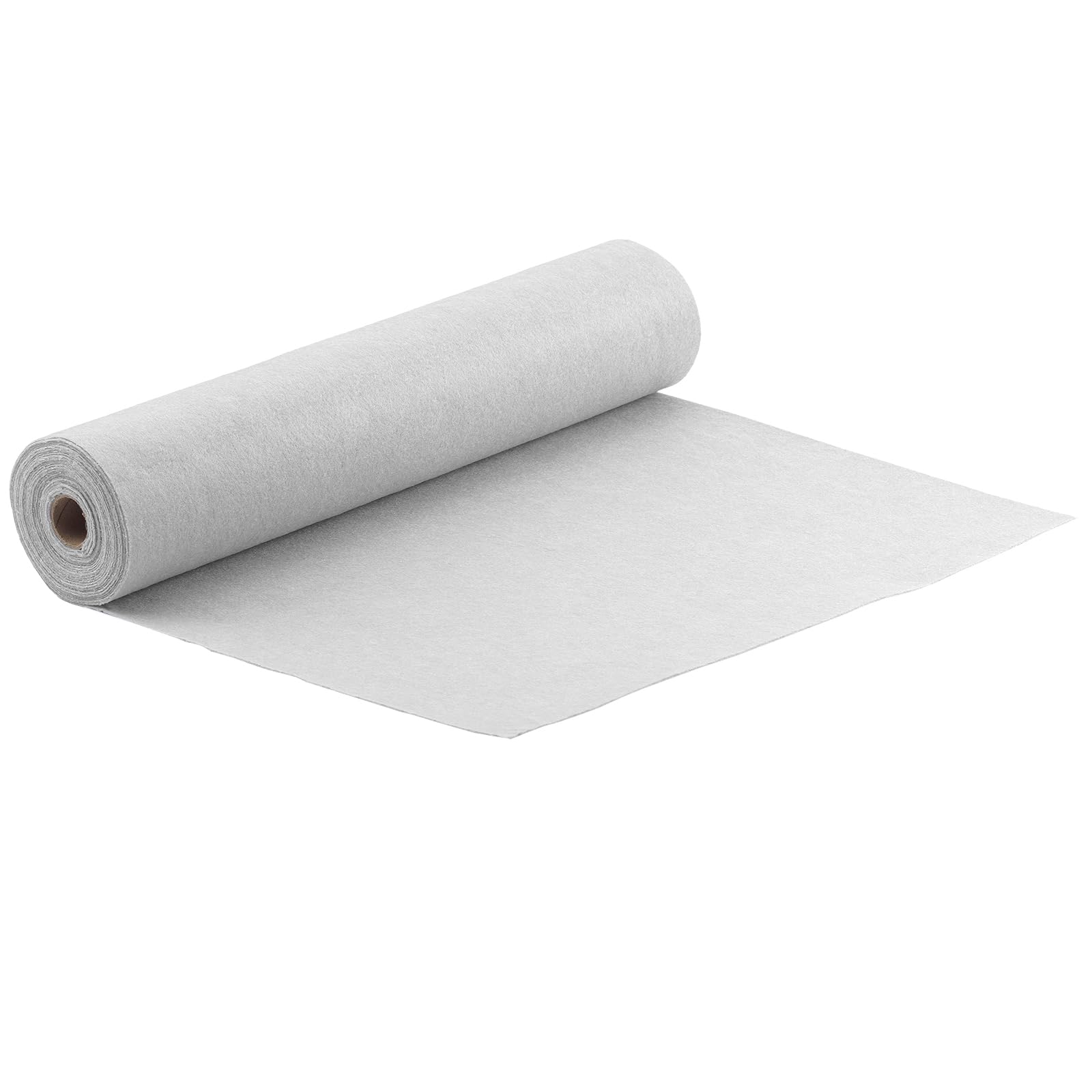 Vaessen Creative Felt Fabric Roll - Light Grey - 17.7" x 16.4 ft x 1 mm - for Sewing, Crafts, Costumes, Flowers and Decorations