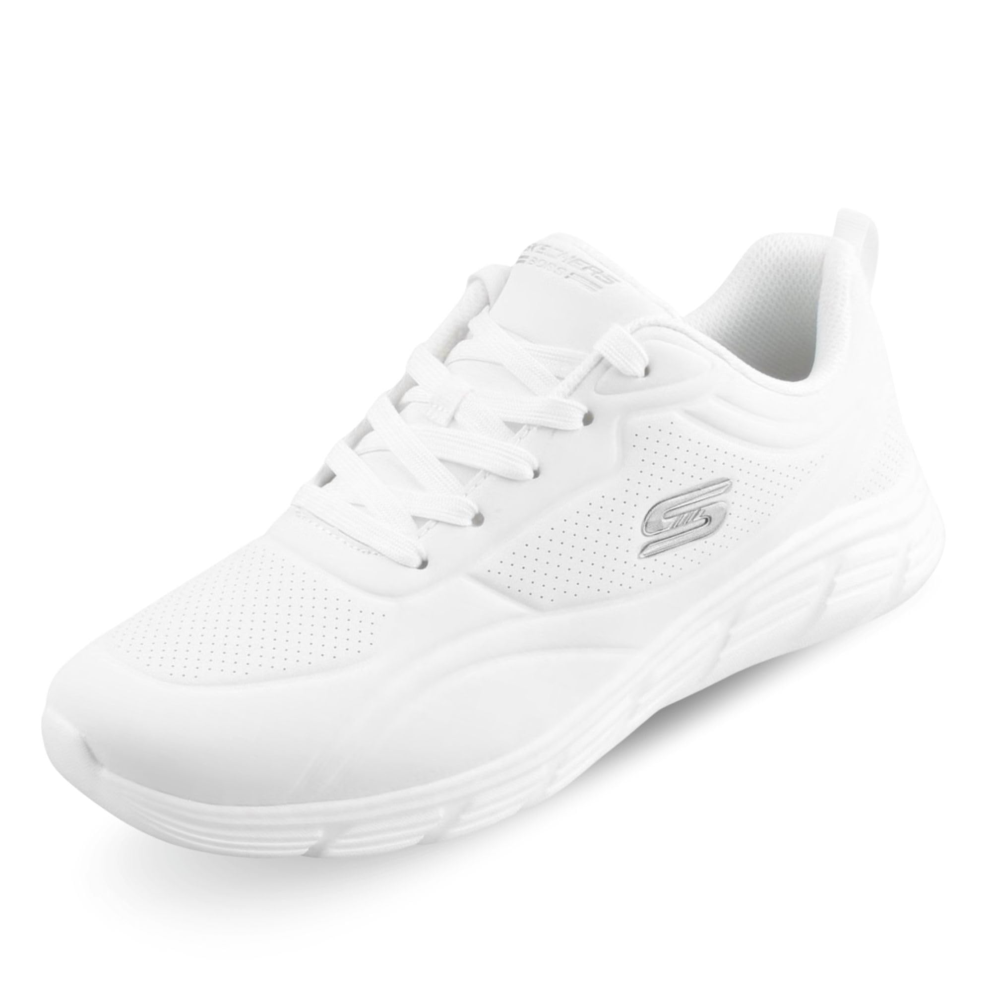 sneakers flex women senza lacci bianche e nere