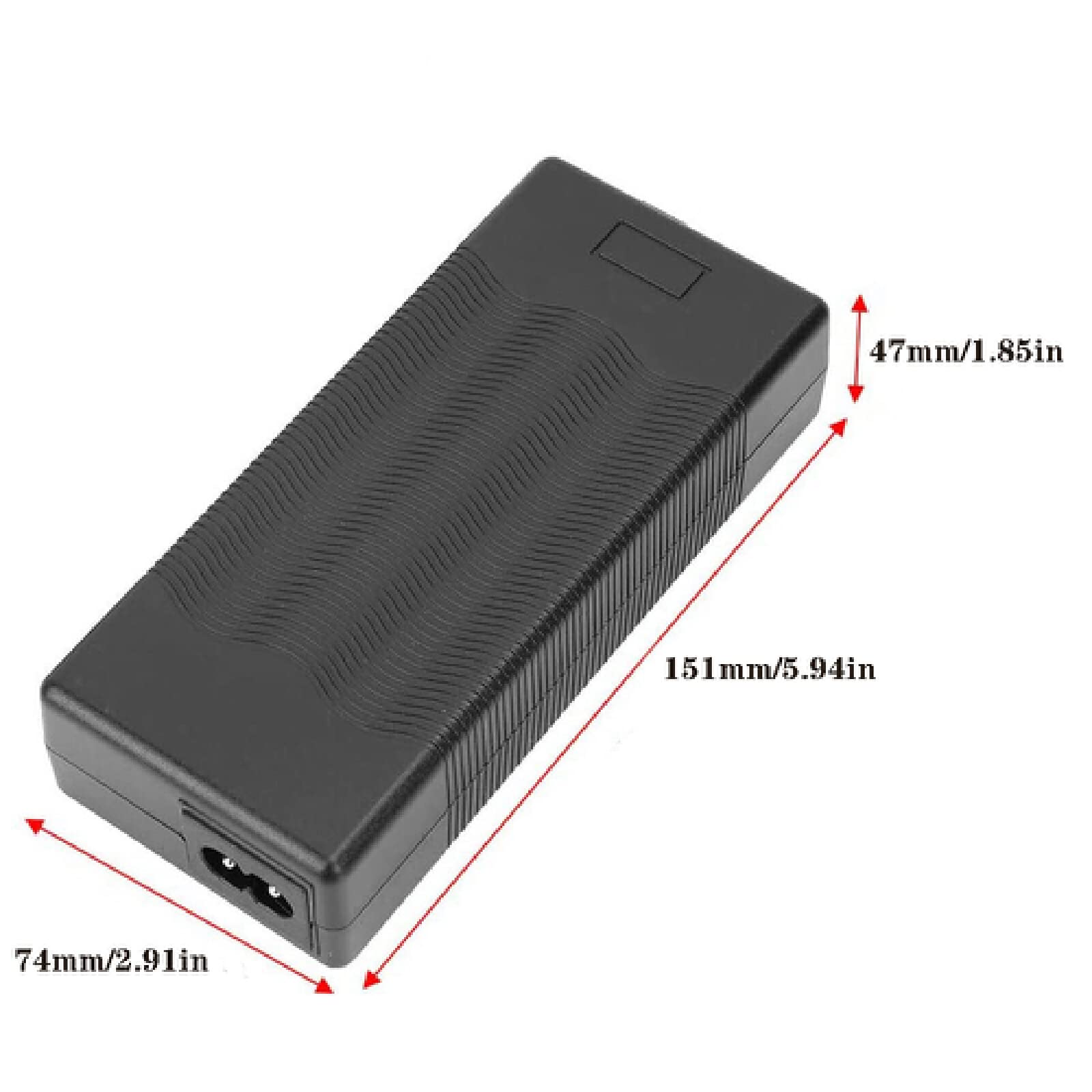 42V 2A Lithium Batterijlader is geschikt voor 36V elektrische fietsaccu