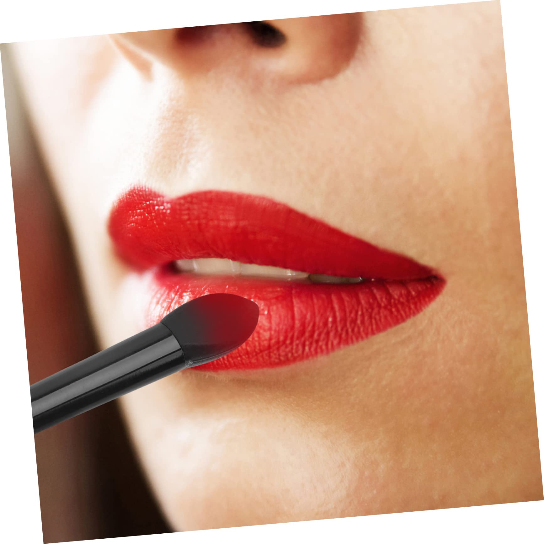 FRCOLOR 20pcs Double-ended Lip Silicone Makeup Brush for Face Lip Mask Applicator Tool