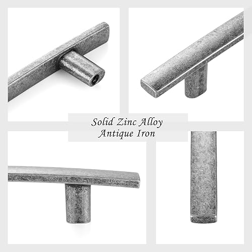 Miniatura 10 de Tirador Caroline ZP2204 con barra curvada de bronce aceitado de 3 pulgadas, tirador de gabinete de cocina, paquete de 10, herrajes sólidos para